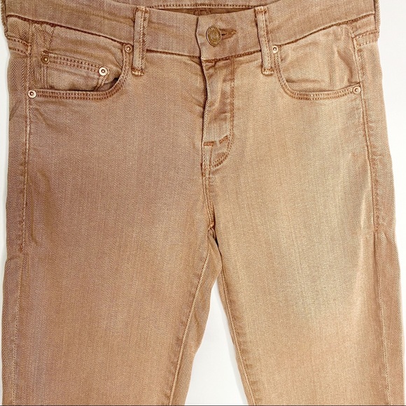 Mother | The Looker Fray Ankle Raw Hem Mauve Jeans - Picture 3 of 9